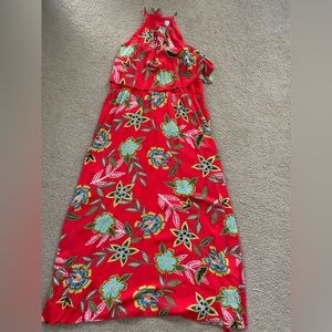 Loft beautiful floral print sundress size XL